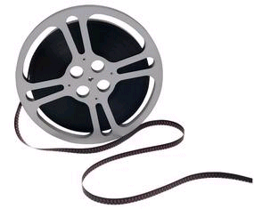 Movie reel video reel clipart