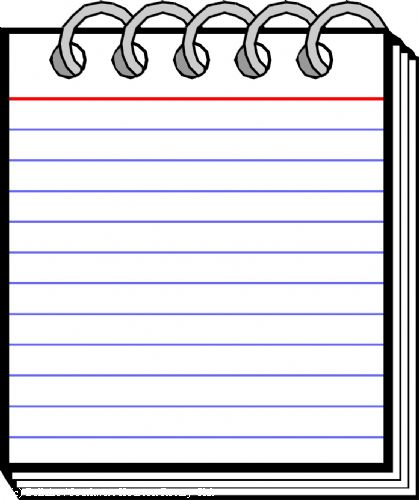 Notepad clipart 2