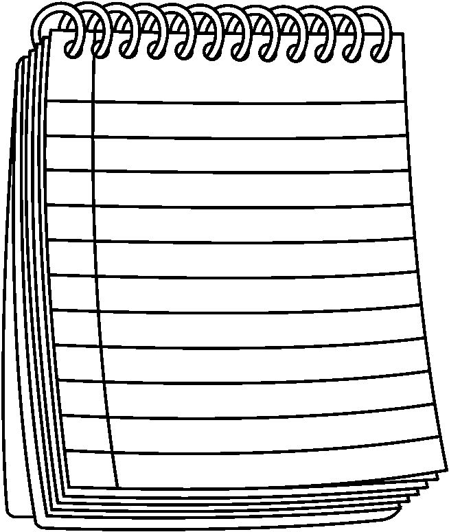 Notepad clipart 3