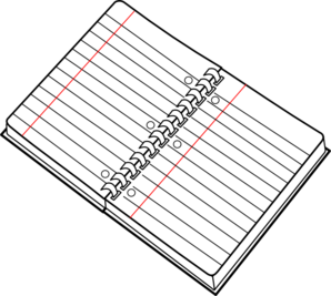 Notepad spiral notebook clip art at vector clip art 2