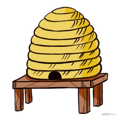 Pictures of a beehive clipart