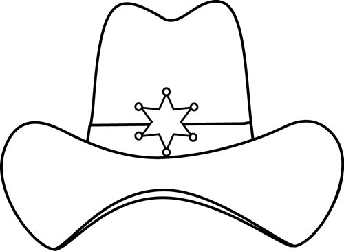 Sheriff badge gallery for black white western clip art