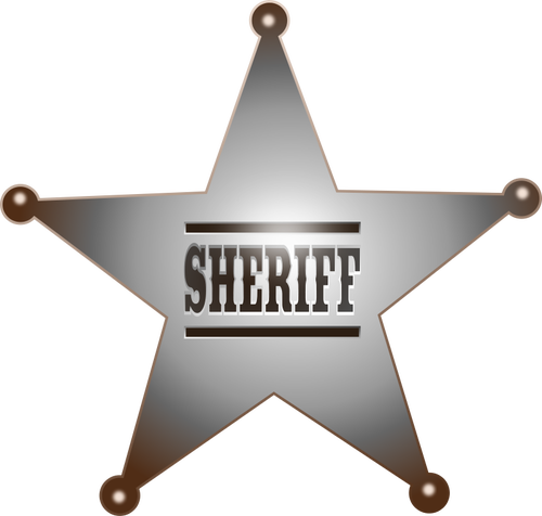 Sheriff badge vector image public domain vectors clip art