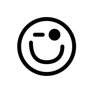 Smiley face wink clipart clipart