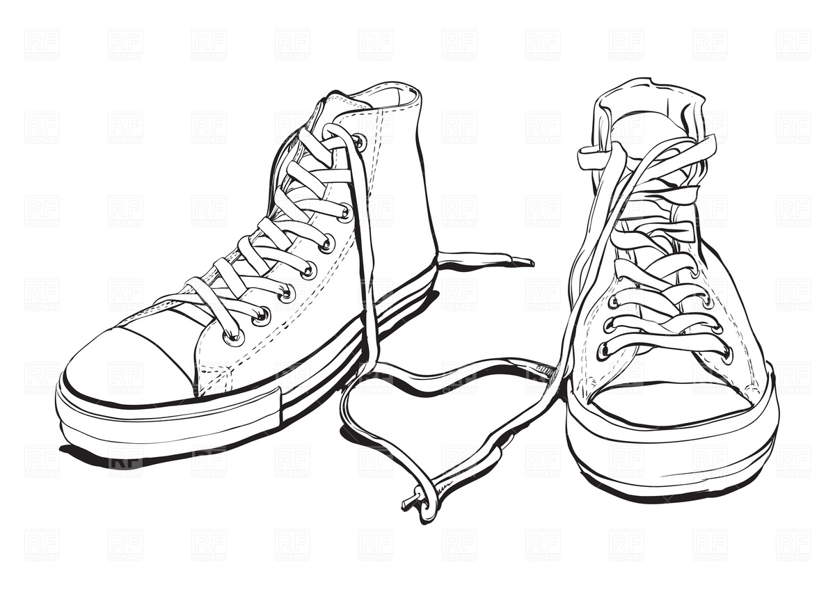 Sneaker gallery for converse shoe clip art free 3