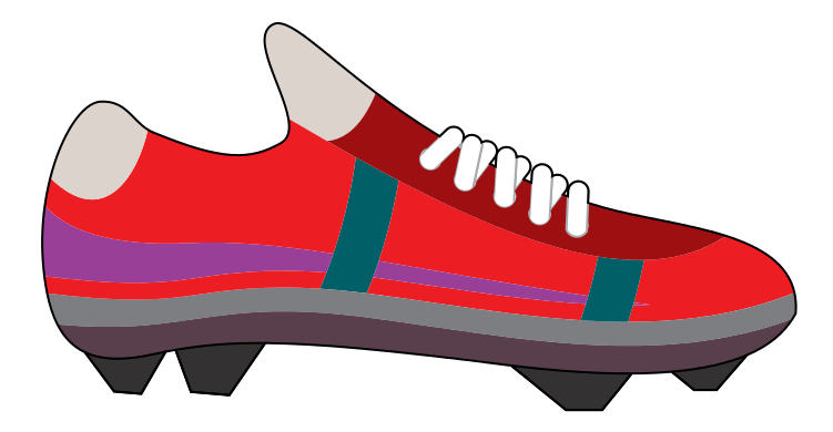 Sneaker shoes clip art  2