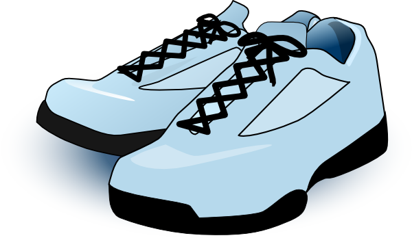 Sneaker walking shoes clip art