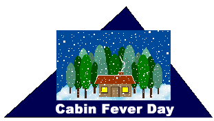 Cabin fever day clip art free clipart images