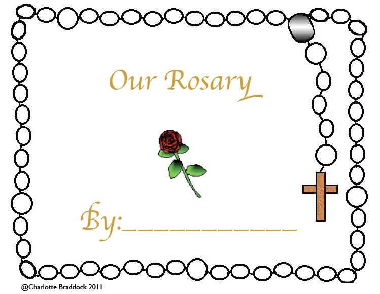 Faith filled freebies free rosary printables for young children clip art