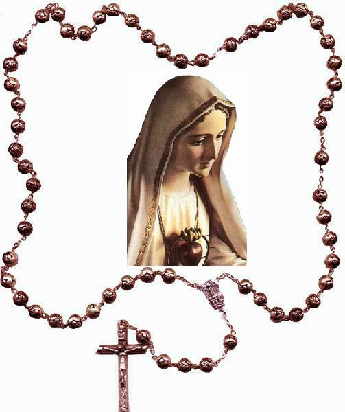 Our lady of the rosary clipart