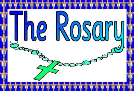 Rosary religious education christianity posters and resources for easter clipart