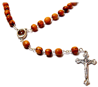 Rosary walking with jesus clipart