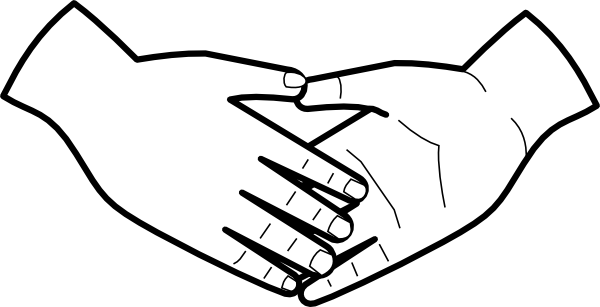 Shaking hands clip art at vector clip art 2