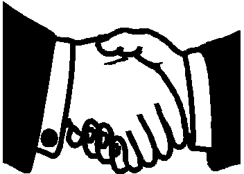 Shaking hands free hands arms  clip art