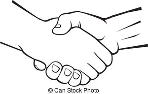 Shaking hands handshake clipart