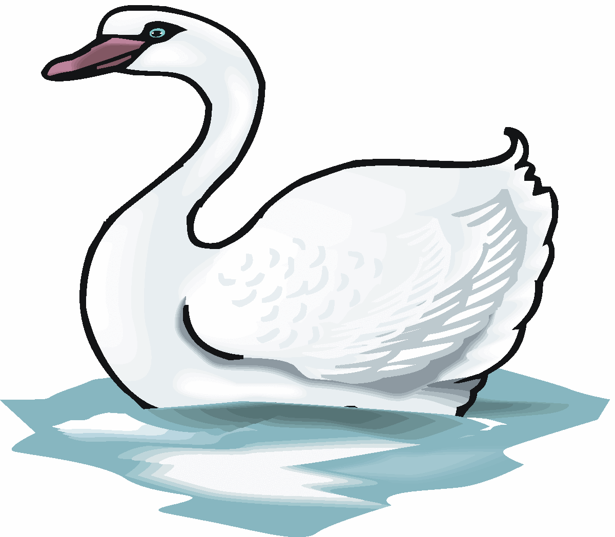 Swan clip art free free clipart images 2