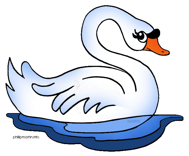 Swan clip art free free clipart images