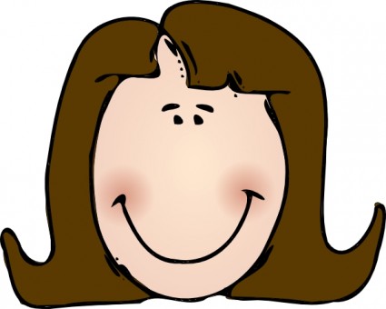 Woman face cartoon clip art free vector for free download about