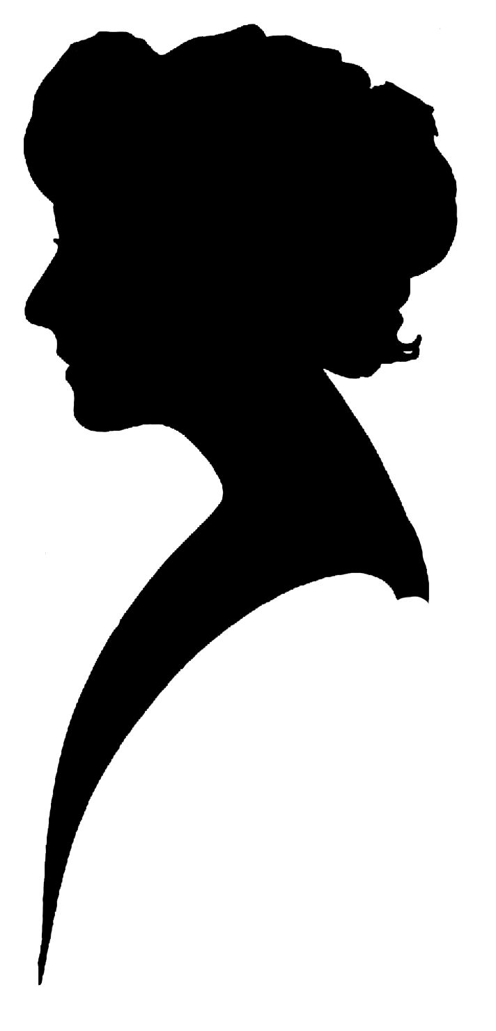 Woman old fashion silhouette clip art free silhouette clipart