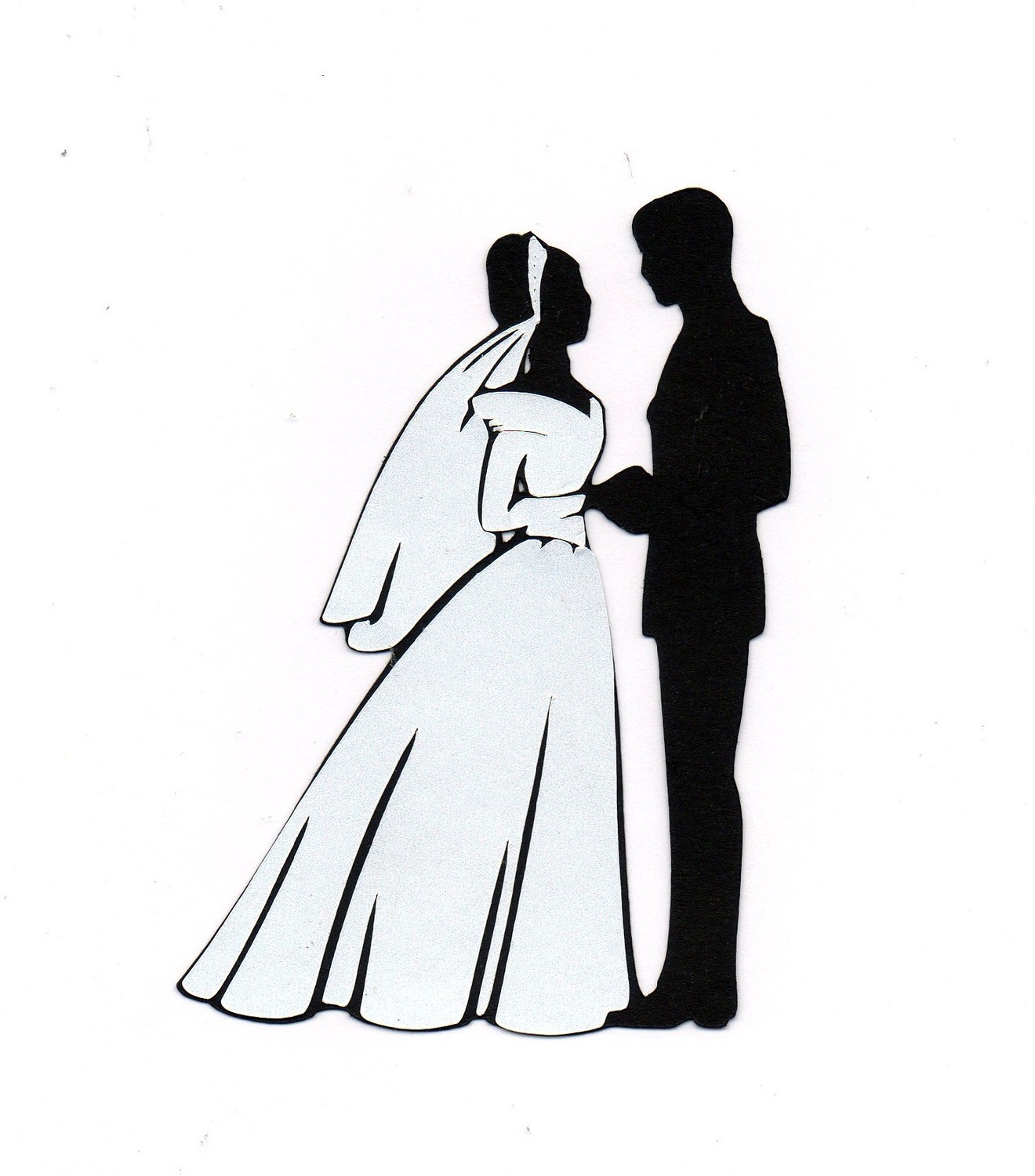 Bride and groom clipart 7 bride and groom silhouette