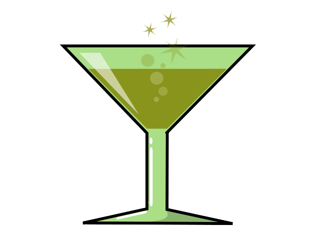 Cocktail drinks clip art 