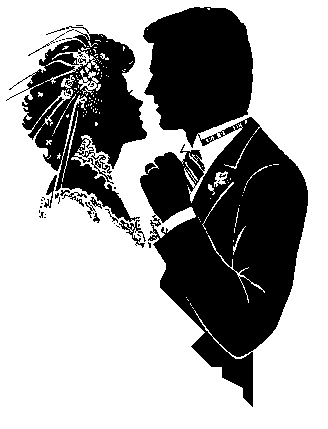 Do it free wedding clipart bride and grooms