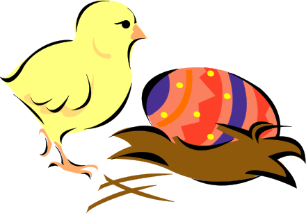 Easter chick clip art 