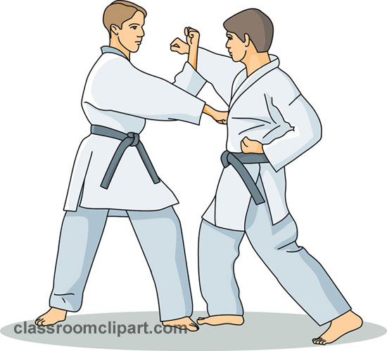 Free sports karate clipart clip art pictures graphics 3