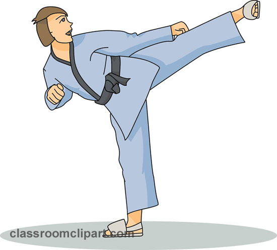 Free sports karate clipart clip art pictures graphics 4