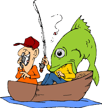 Funny fisherman clipart clipart
