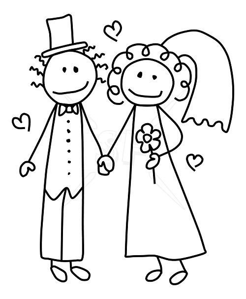 Gallery for bride and groom clip art free download 2