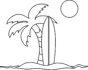 Tropical surfboard clipart surfing clipart surf pictures of 2