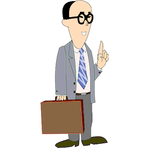Businessman business man cartoon clipart