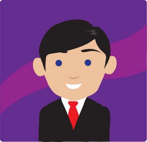 Businessman clipart image clip art illustration of a businessman