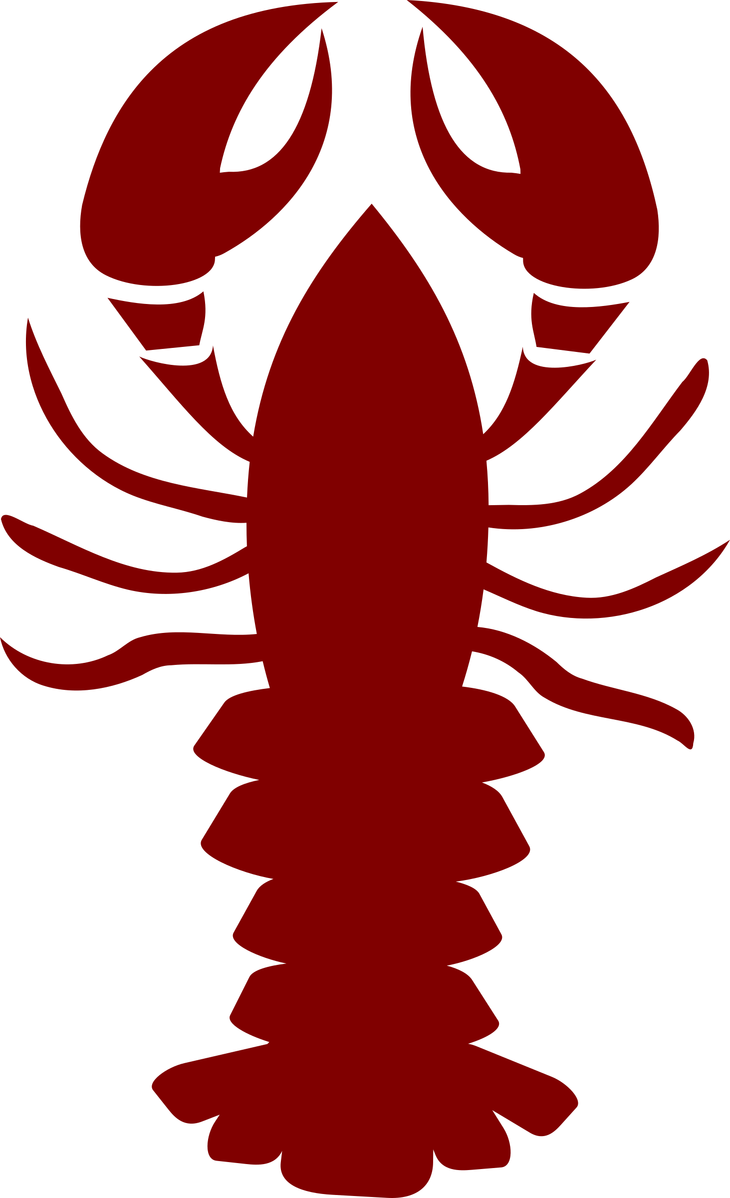 Clipart lobster stylised