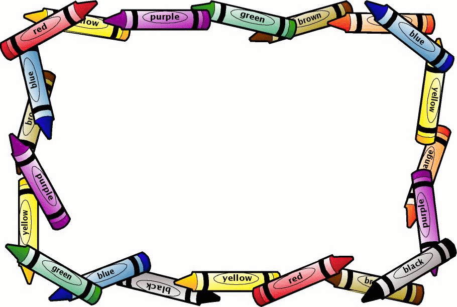 Education school supplies borders and frames free clipart