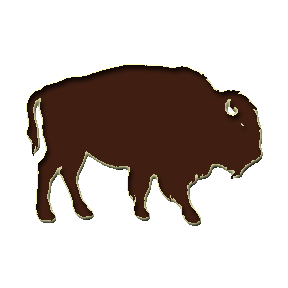 Gallery for buffalo clip art silhouette