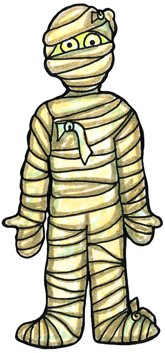 Mummy cartoon pictures clipart