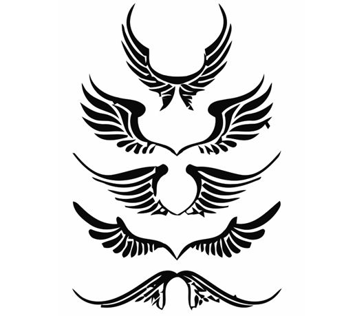 Angel wing clip art free vector of angel wings tattoo free