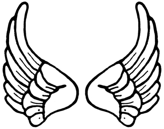 Angel wing clipart 0 white clip art angel wings