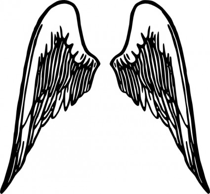 Angel wings free angel wing clip art free vector for free download about