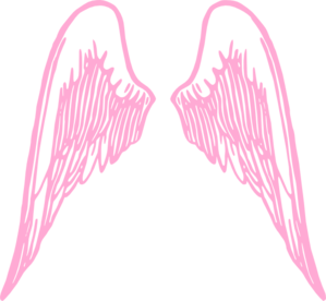 Angel wings pink angelwings clip art at vector clip art