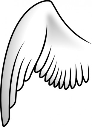Angel wings wing clip art free vector in open office drawing svg svg