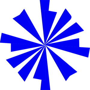 Blue starburst clip art at vector clip art