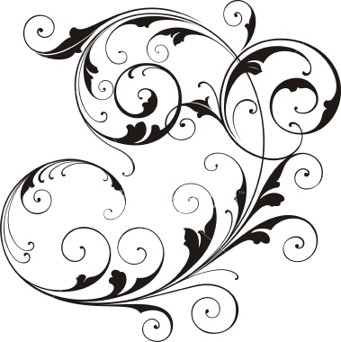 Fancy scroll clip art free clipart images 2