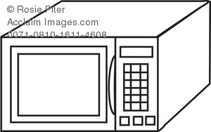 Free clipart illustration of a microwave acclaim stock