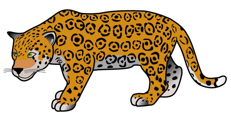 Jaguar clip art vector free clipart images