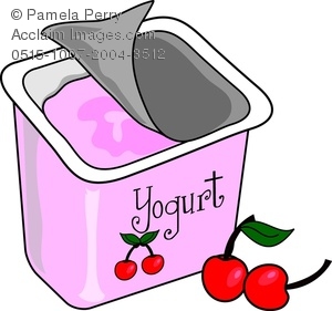 Snack pictures clip art yogurt