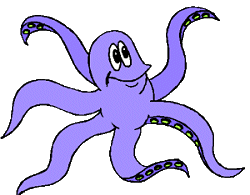 Squid graphics and animated s clipart