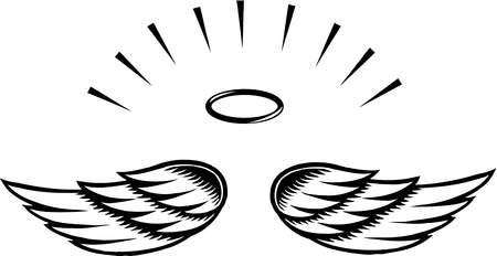 Stock illustration illustration of angel wings clip art